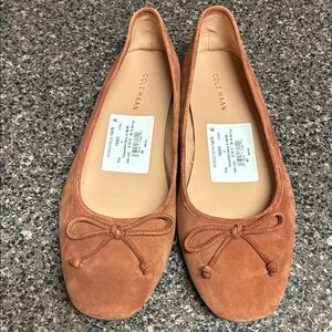 Cole Haan Women's Brown Suede Loafers
